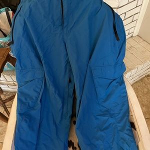 MEN’S SLALOM BRAND SNOW SKI PANTS 2XL ROYAL BLUE